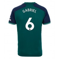 Camiseta Arsenal Gabriel Magalhaes #6 Tercera Equipación Replica 2023-24 mangas cortas